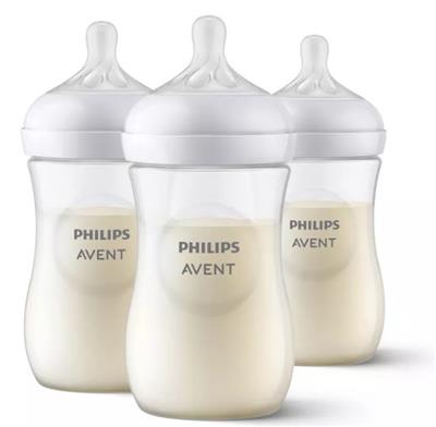Philips Avent 3pk Natural Baby Bottle