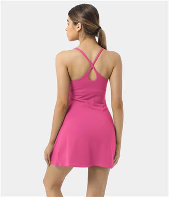 Women’s Softlyzero™ Plush Backless Active Dress-UPF50+ - Halara