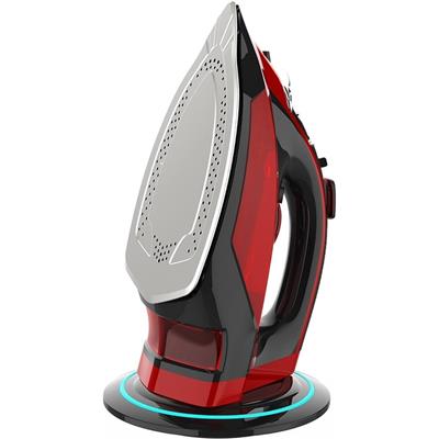 Cordless Iron, 1500W Cordless Iron with Steam,Red