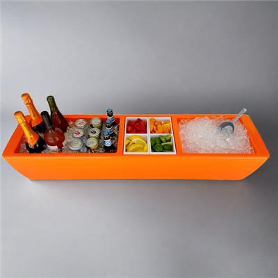 REVO Party Barge Cooler| Orange Burst | Insulated Beverage Tub – REVO COOLERS, LLC
