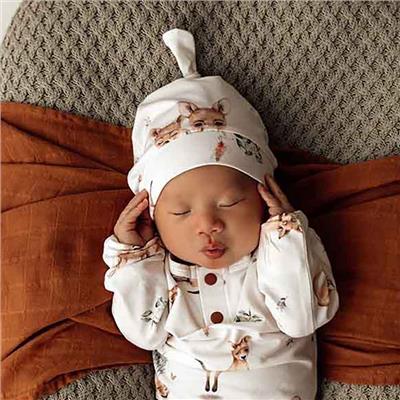 Kanga Organic Knotted Baby Beanie | Snuggle Hunny