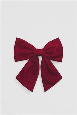 Currant Heart Bow Clip - Accessories | Country Road