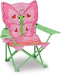 Amazon.com: Melissa & Doug Bella Butterfly Childs Outdoor Chair (Frustration-Free Packaging) : Patio, Lawn & Garden