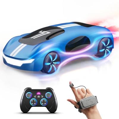 AEROQUEST Gesture Sensing Remote Control Car, Drift RC Stunt Car with Light Spray & Sound, 2.4GHz Hobby RC Cars Toy for Kids, 360° Rotate, Birthday Gi