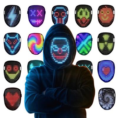Mr.Pang LED Mask Light up Mask with Gesture Sensing, Cool Face Transforming Mask, Perfect Gifts for Halloween Christmas Birthday Cosplay Party