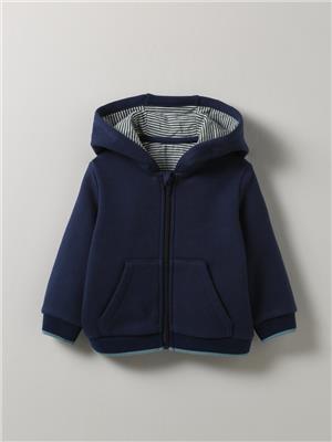Babys organic cotton hooded sweatshirt