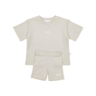 Kids Stretch Cotton Set - Oat | Soll. The Label
    
    
    
      – soll. the label