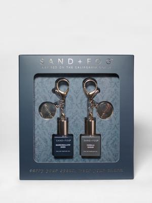 Bag Charm Perfume Oil Rollerball Set - Marshmallow Skies + Vanilla Sug – Sand + Fog