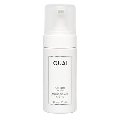 OUAI Air Dry Foam - Hair Mousse for Perfect Beach Waves - With Kale and Carrot Extract to Condition, Detangle and Protect Hair - Paraben, Phthalate an