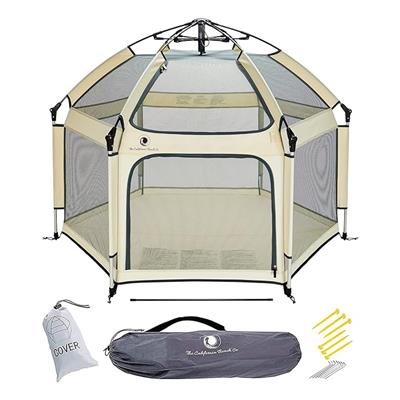 Amazon.com : POP N GO Baby Playpen - Indoor & Outdoor Playpen for Babies and Toddlers - Baby Beach Tent, Foldable, Portable W/Canopy & Travel Bag - P