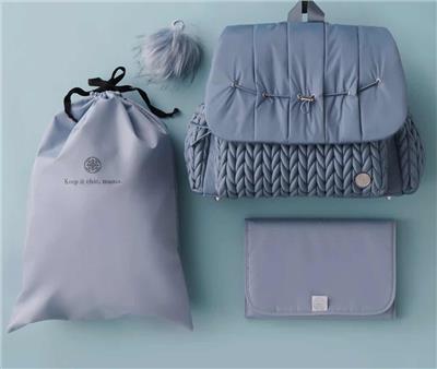 HAPP Brand Levy Backpack Diaper Bag - Ash Blue
