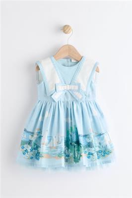 Buy Blue Scene Baby Collared Dress (0mths-2yrs) from the Next UK online shop