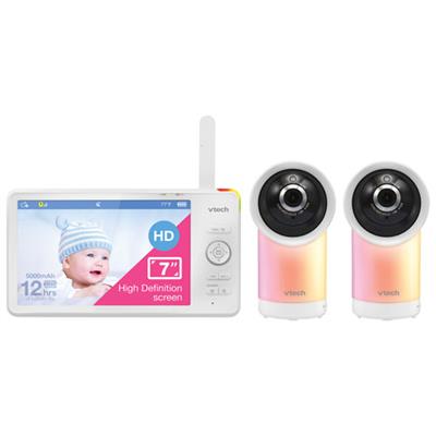 VTech 7 Video Baby Monitor with 2 Cameras, Night Light, Night Vision & Two-Way Audio (RM7766-2HD) | Best Buy Canada