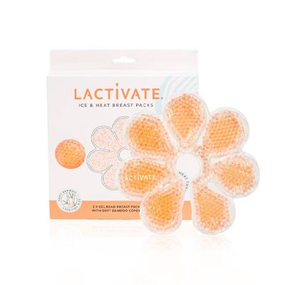 Lactivate® Ice & Heat Breast Packs for breastfeeding mums | Milkbar Breastpumps