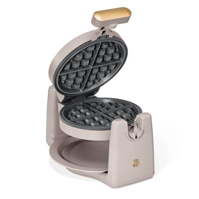 Shop Beautiful Rotating Belgian Waffle Maker, Porcini Taupe by Drew Barrymore - Great Prices Await - Walmart.com