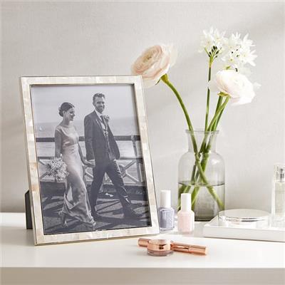 Mother of Pearl Photo Frame – 8x10” | Photo Frames | The White Company UK