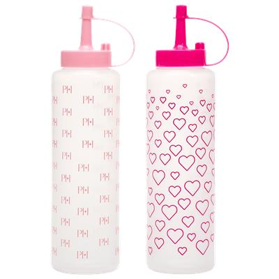 Paris Hilton 2 Pack 11.5oz Squeeze Bottle Set, Pink - Walmart.com