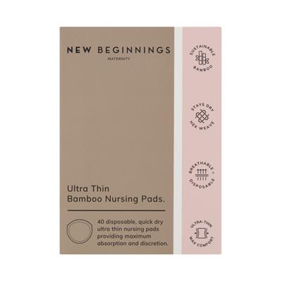 Buy New Beginnings Ultrathin Nursing Pads 40 pack | Coles