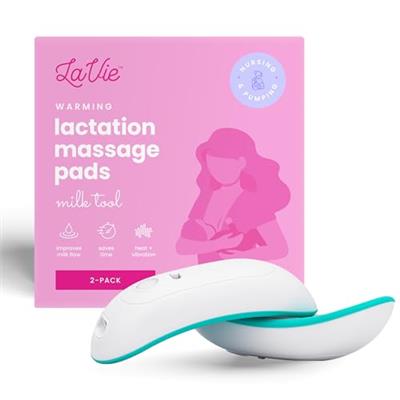 LaVie Lactation Massager with Warming for Breastfeeding with Heat and Vibration for Clogged Ducts, Improved Milk Flow, and Engorged Breast Relief | Br