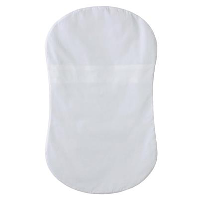 White Organic Cotton Bassinest Fitted Sheet | HALO