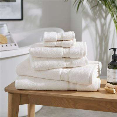 Set of 6 Plush Cotton Towel Bale | Dunelm