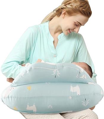 Topchances Pregnancy Pillow,Nursing Pillow Multifunctional Breastfeeding Pillow with 100% Cotton Pillowcase U Shaped Pregnancy Pillow,Gifts for Moms-W
