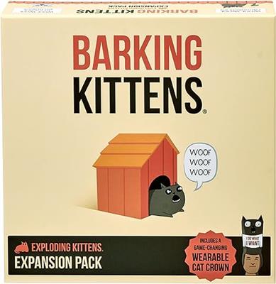 Barking Kittens Kittens Expansion Set - Easy Family-Friendly Party Games - Card Games for Adults, Teens & Kids - 20 Card Add-on : Toys & Games