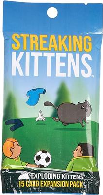 Streaking Kittens Expansion Set - Easy Family-Friendly Party Games - Card Games for Adults, Teens & Kids - 20 Card Add-on : Toys & Games