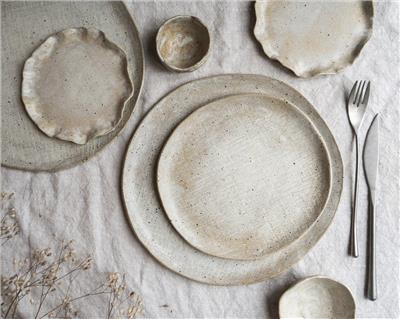 Handmade Toasted Speckled Dinnerware Set — Every Story Ceramics
