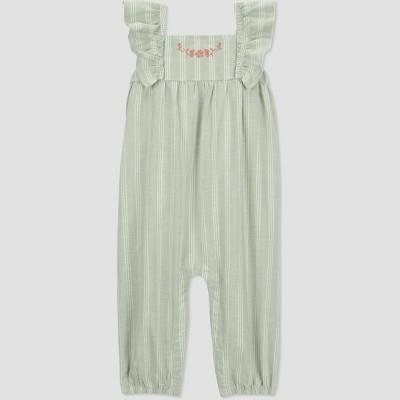 Carters Just One YouÂ® Baby Girls Floral Jumpsuit - Green : Target