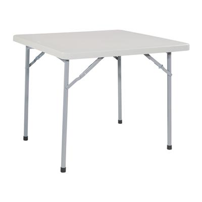 Office Star 36-inch Square Multi-purpose Plastic Folding Table