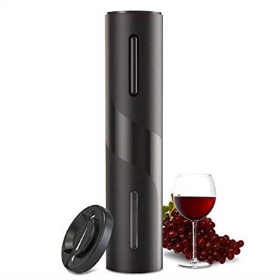 COKUNST Electric Wine Opener, Battery Operated Wine Bottle Openers with Foil Cutter, One-click Button Reusable Automatic Wine Corkscrew Remover for Wi