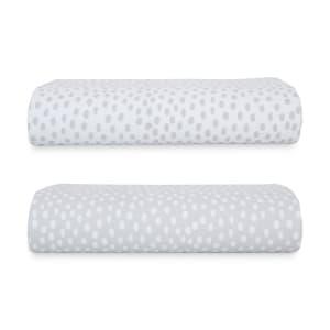 2 Pack Cotton Fitted Bassinet Sheets - Speckle - Kmart