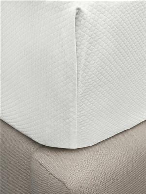 Diamond Pique Box Spring Cover | Matouk Luxury Linens