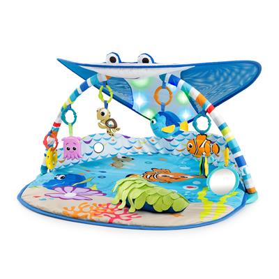 Disney Baby Finding Nemo Mr. Ray Baby Activity Gym & Tummy Time Play Mat by Bright Starts - Walmart.com