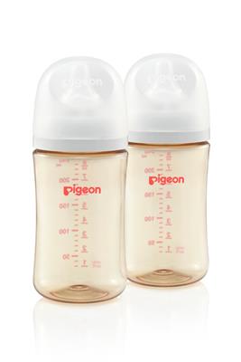 Pigeon SofTouch III Bottle PPSU 2Pk 240ML | Bottles | Baby Bunting AU