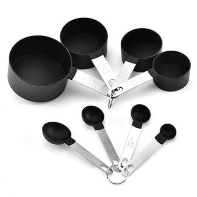 TIMIFIS Measuring Spoons Kitchen Organization Handle Measuring Cup Eight Piece Set Plastic Measuring Cup Measuring Spoon Kitchen Essentials - Fall Sav