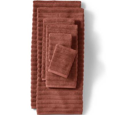 Organic Cotton Rib 6-Piece Towel Set | Lands End