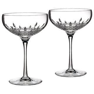 Waterford Lismore Essence Clear 7oz. Champagne Saucer (Set of 2)