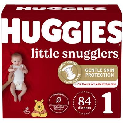 Huggies Little Snugglers Baby Diapers, Giga Pack, Sizes: N-2 | 84-72 Count - Walmart.ca