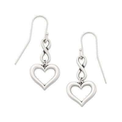Infinite Love Dangle Earrings in Sterling Silver | James Avery