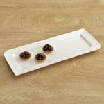 Buy Marshmallow Porcelain Platter - 37.8x15.5cm from Home Centre at just INR 899.0