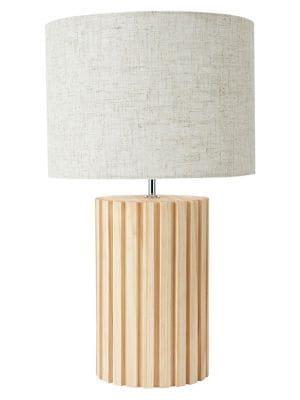 Anko Linear Wood Base Table Lamp | TheBay
