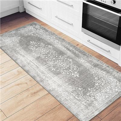 World Rug Gallery Distressed Traditional Vintage Design Anti Fatigue Standing Mat