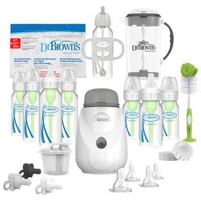 Dr. Brown’s Natural Flow Anti-Colic Options+ All-In-One Gift Set - Clear | Best Buy Canada