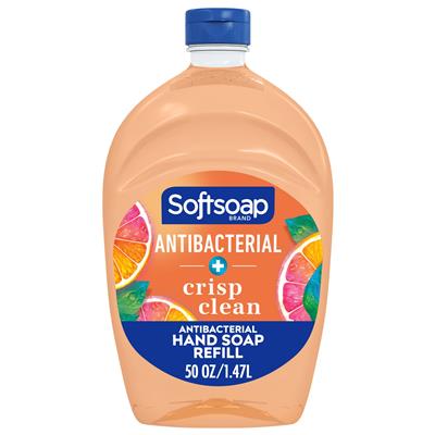 Softsoap Antibacterial Liquid Hand Soap Refill, Crisp Clean - 50 Fluid Ounce, Citrus - Walmart.com