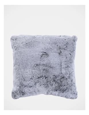 Heritage Oslo Faux Fur Cushion Grey | MYER