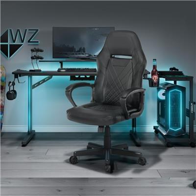 Eureka Ergonomic PU Leather Gaming Chair Home Office Computer Chair with Hearest, Lumbar Support