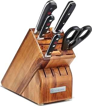 Amazon.com: WÜSTHOF Classic 6-Piece Knife Block Set: Home & Kitchen