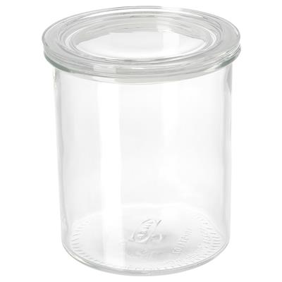 IKEA 365  jar with lid, glass, 1.7 l - IKEA